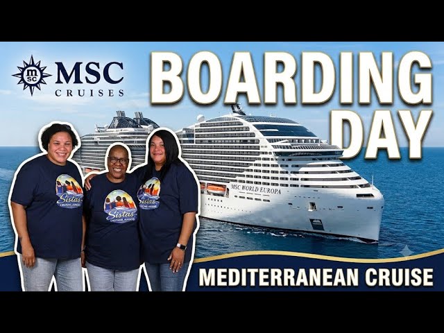 MSC World Europa Boarding Day | 7-Night Mediterranean Cruise from Barcelona