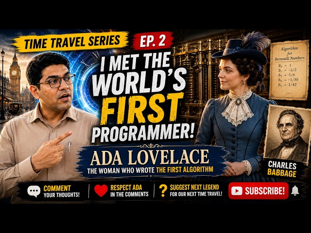 Ada Lovelace: The World's First Programmer | Computer History Time Travel Ep. 2