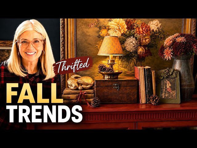 Decorating My Home with Fall’s Biggest Trends—Using Thrift Store Finds!