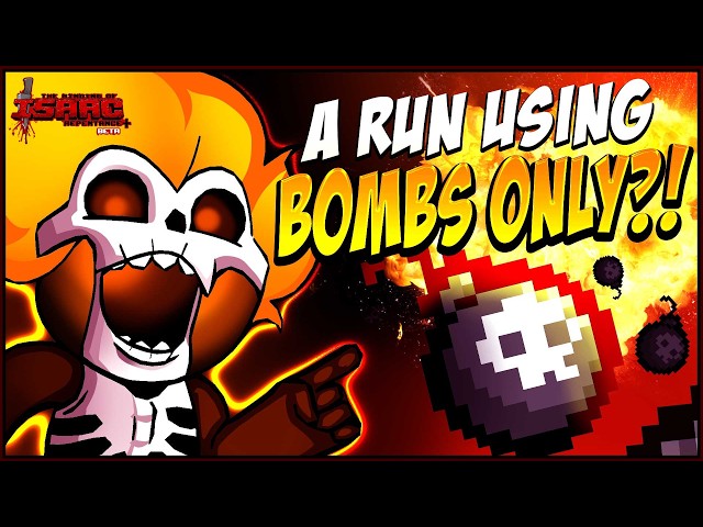 I ONLY USED BOMBS for this ENTIRE run! - The Binding Of Isaac Repentance+ Challenge