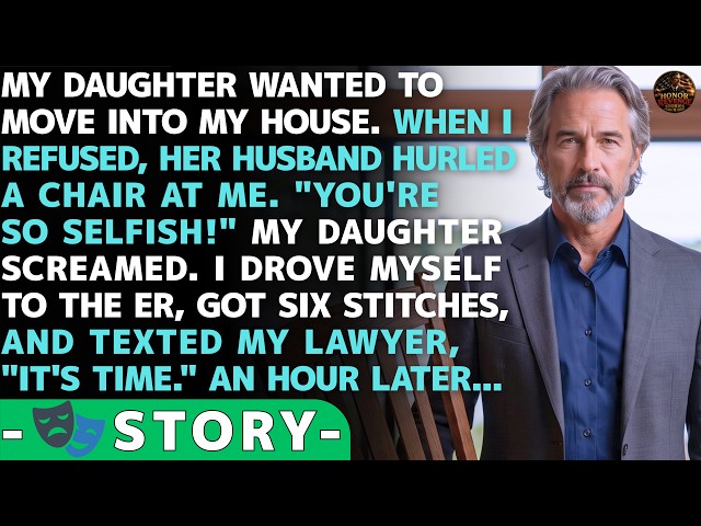 My Daughter Called Me "Selfish" As Her Husband Threw A Chair At Me. One Hour Later, The Police...