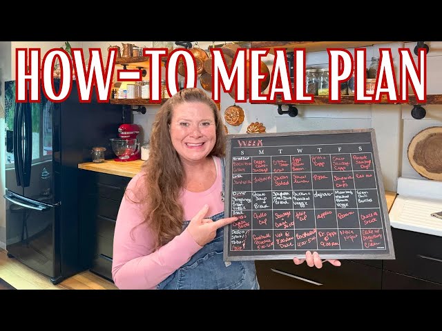 Meal Planning That Saves Time & Money! 