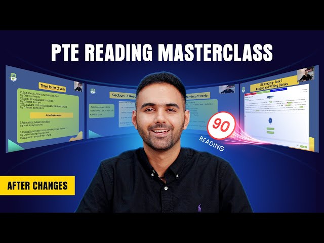 PTE Reading Masterclass | Proven Tips, Grammar Rules & Strategies to Score 90 | Language Academy