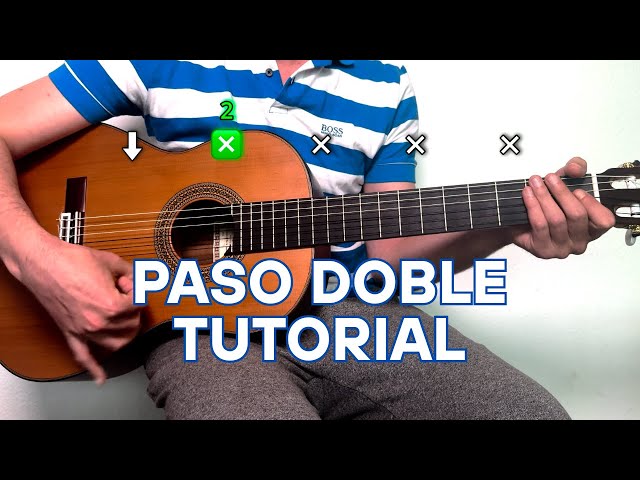 How to play Paso Doble flamenco guitar tutorial