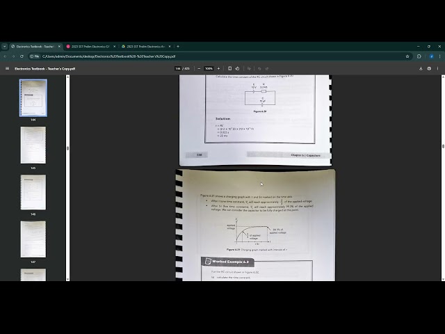 electronics tutorial - going through sst paper 2023