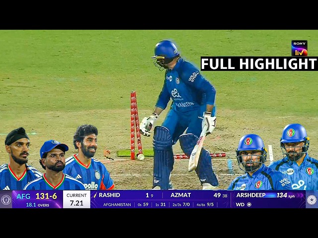 India vs Afghanistan 1st T20 Highlights 2026, IND vs AFG 1st T20 Match Highlights 2026, Today's c...