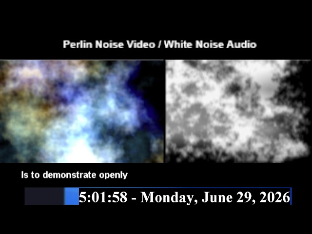 LIVE Paranormal Experiment Stream: Perlin Noise Video & Live Filtered Experiment Audio
