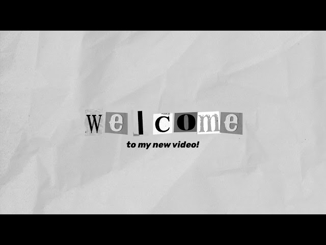 Aesthetic/Cute Intro & Outro Template | No Text | FREE FOR USE 2023