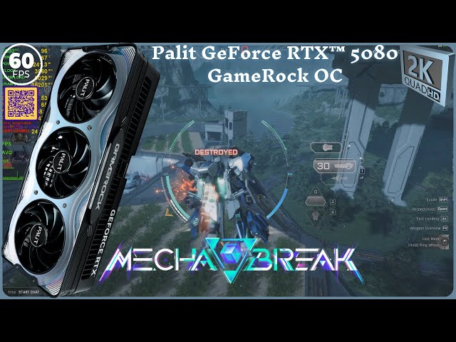 Mecha BREAK w/Palit RTX™ 5080 GameRock OC 💪 2K(60ᶠᵖˢ)ᴴᴰ✔✔ #palit #gamerock #rtx5080oc