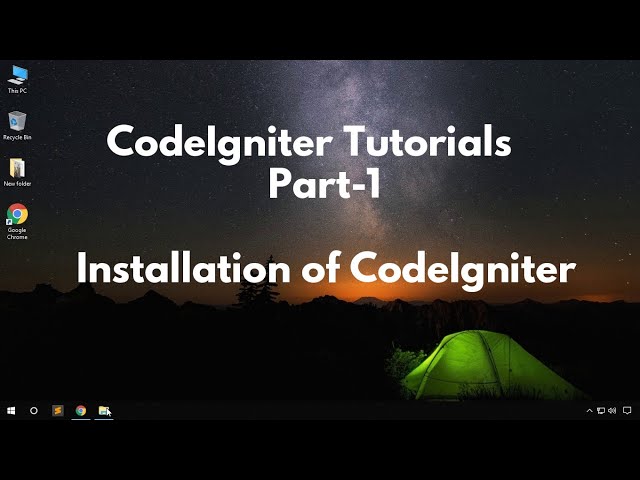 CodeIgniter Tutorial | How to download and install CodeIgniter #codeigniter #webdeveloperguide