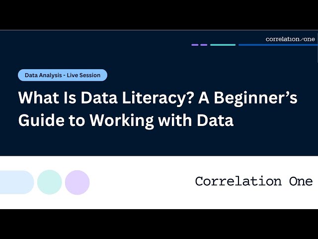 What Is Data Literacy? A Beginner’s Guide to Working with Data