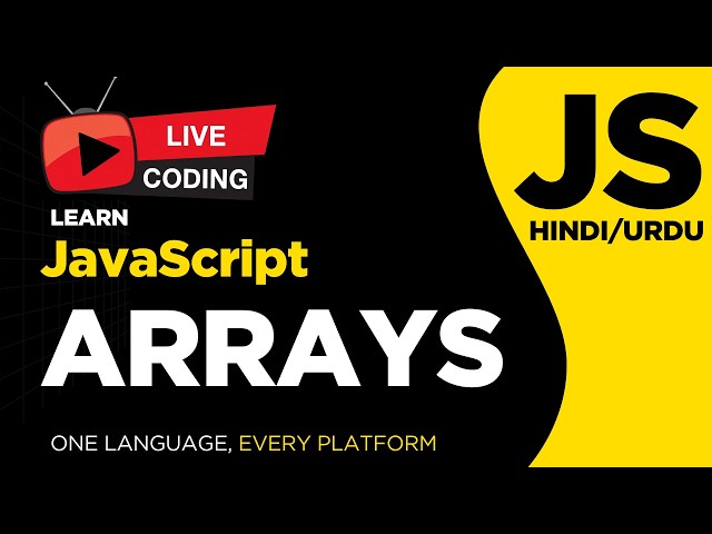 JavaScript Arrays Introduction - Hindi/Urdu Tutorial