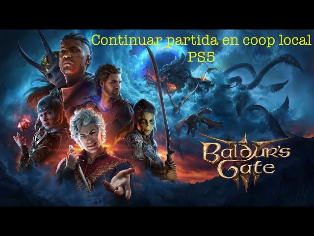 Baldur's Gate 3 - Continuar una partida cooperativa local - Ps5
