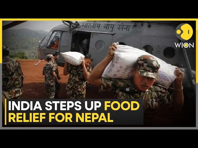 Nepal Flash Floods: India Sends 21.5 Tonnes Of Relief Material To Flood-Hit Nepal | WION News