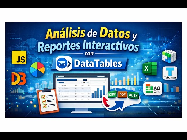 Class 14 | Data Analysis and Interactive Reports with DataTables | Prof. Ramiro Estigarribia