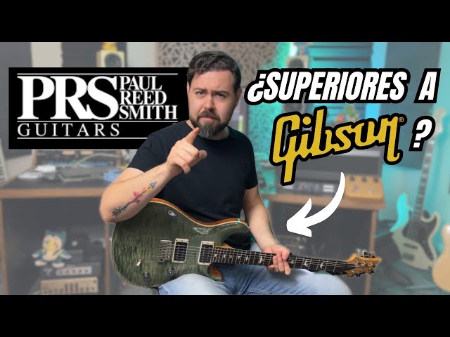 GIBSON Fan prueba Guitarra PRS por PRIMERA VEZ | PRS CE-24 USA