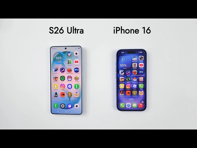 Samsung S26 Ultra vs iPhone 16 - SPEED TEST!