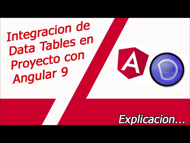 Guia de Instalacion de DataTables en Angular 9