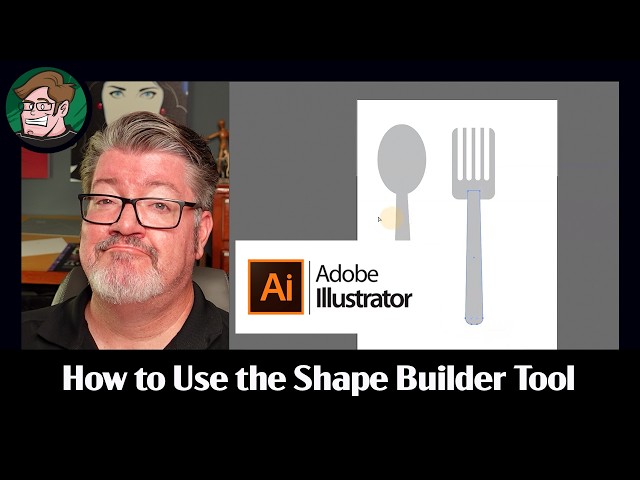 Adobe Illustrator Shape Builder Tool Tutorial for Beginners