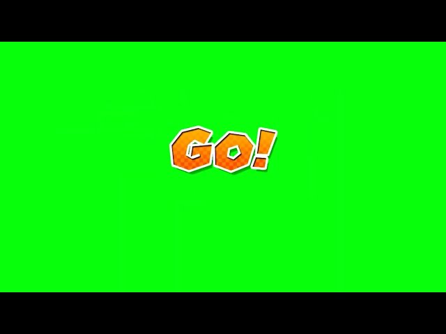Mario Kart Countdown Green Screen Chroma