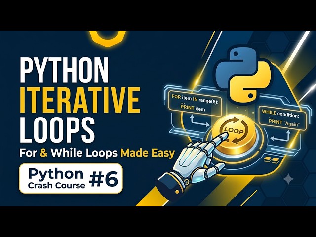 Python Loops Explained in 10 Minutes | For & While Loops for Beginners