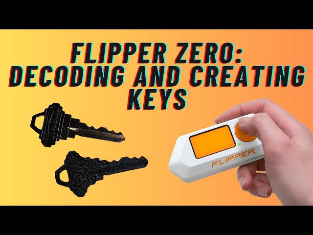 Flipper Zero Key Copying (and key making!)