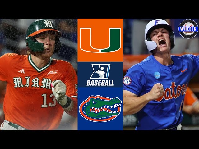 Miami vs #8 Florida (Home Run Derby, But A Game) | 2026 College Baseball Highlights & Analysis