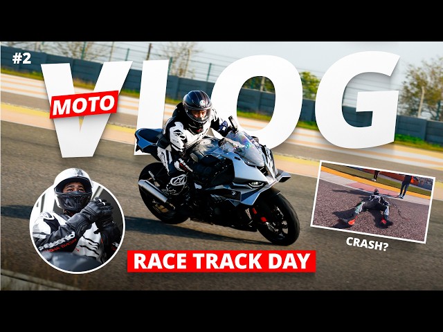 MY FIRST TRACK DAY EXPERIENCE 😱 | MOTO VLOG #2