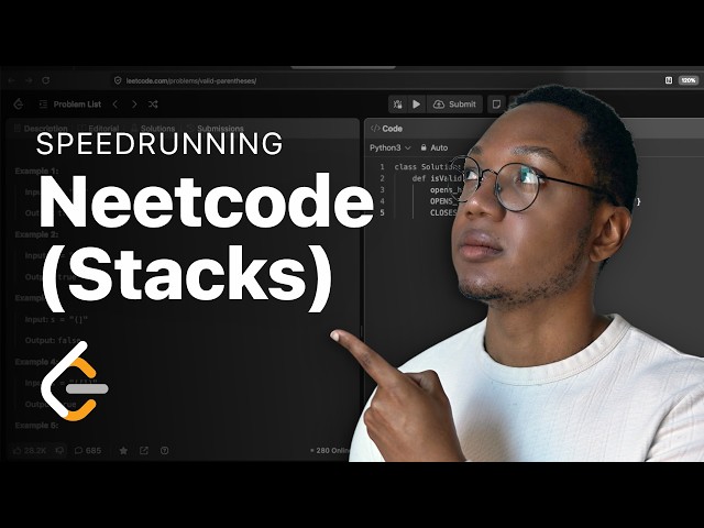 Speedrunning Neetcode (Stacks)