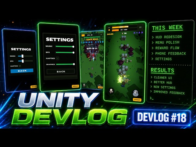 Polishing the UI in My Unity Mobile Game | Devlog #18