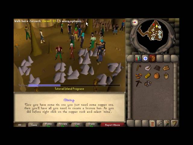 2007scape (old school runescape) tutorial island