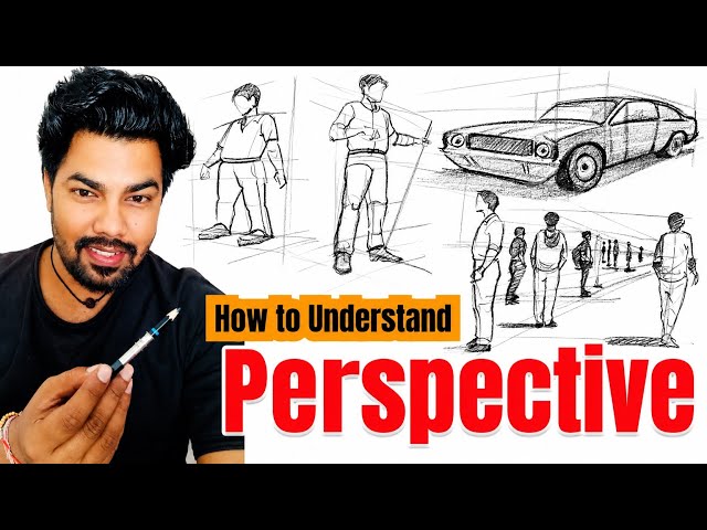 How to understand perspective drawing || step by step tutorial for beginners ||