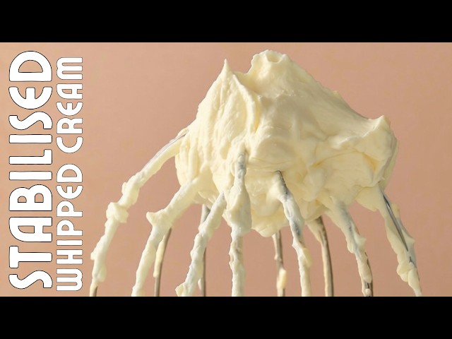 How to Stabilize Whipped Cream | My Bakery Method