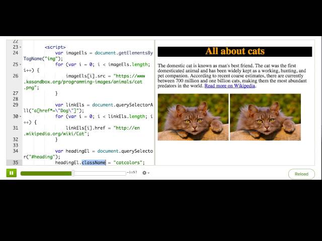 Changing CSS classes | HTML/JS: Making webpages interactive | Computer Programming | Khan Academy