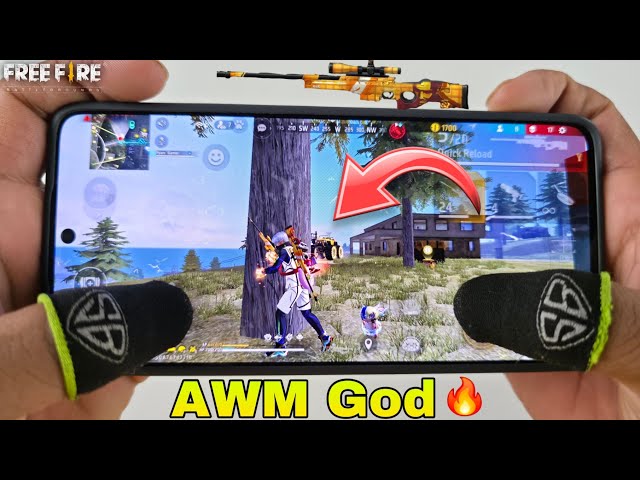 AWM sniper solo vs squad free fire gameplay