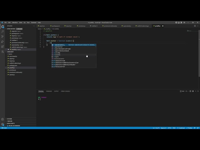 JavaScript - Basics - Polyfill