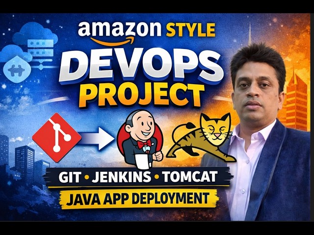Real Time DevOps Project  Deploy Amazon Style Java App using Git Maven Jenkins Tomcat