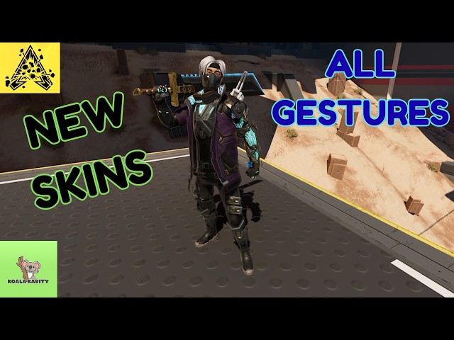 New Legendary Skin for Crypto (Code Breaker), S28 Aftershock, All Gestures. [Apex Legends - Mar.26]