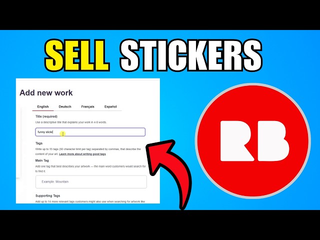 How To Sell Stickers On Redbubble (2026) (Best Method)