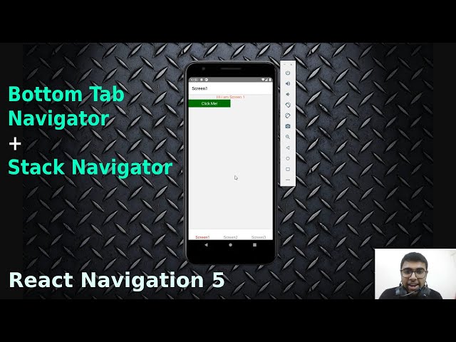 Combine Bottom Tab Navigator with Stack Navigator in React Navigation 5 | React Native 2021