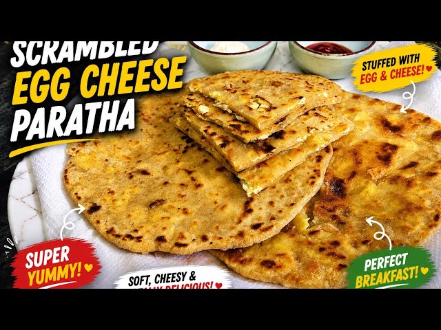If you haven’t made this egg and cheese paratha yet, you’ve missed out on a great recipe 💯👌🏻