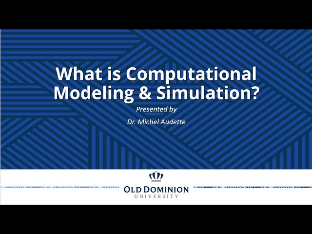 What is Computational, Modeling and Simulation?