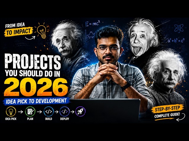 Projects you should do in 2026 (from idea to deployment)