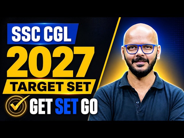 SSC CGL 2027 Strategy 🔥 | Complete Preparation Roadmap for Beginners | Full Strategy