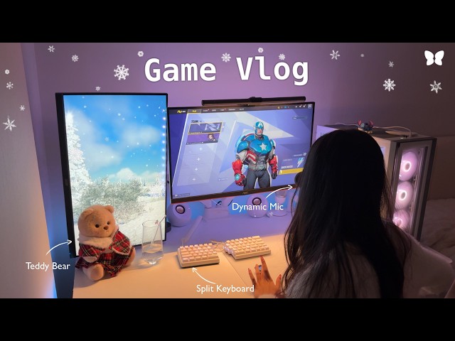 game vlog 🎅🏻| christmas unboxing 📦 chilling at home 🏠 trying Marvel Rivals 🎮 VALORANT 🔫