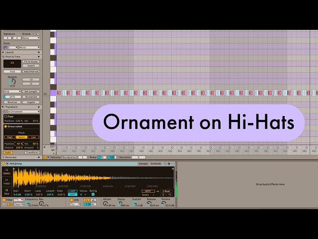 Ableton Live Tips: Ornament on Hi-Hats