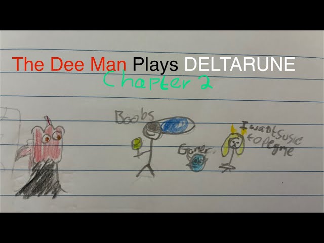 Enjoying the sights of the city. - Deltarune Chapter 2 Playthrough.