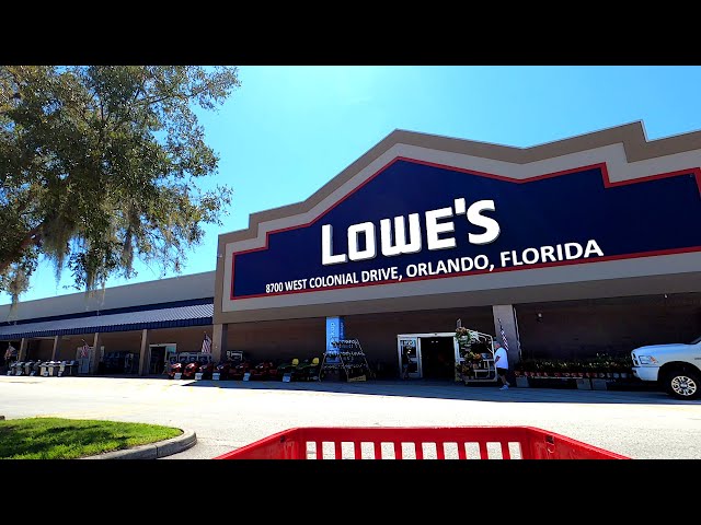 Lowe's at 8700 W Colonial Drive in Orlando, Florida - Lowes Home Improvement Store 642