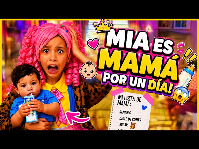 Mia is a MOM | MOM FOR A DAY | Franchesca and her friends