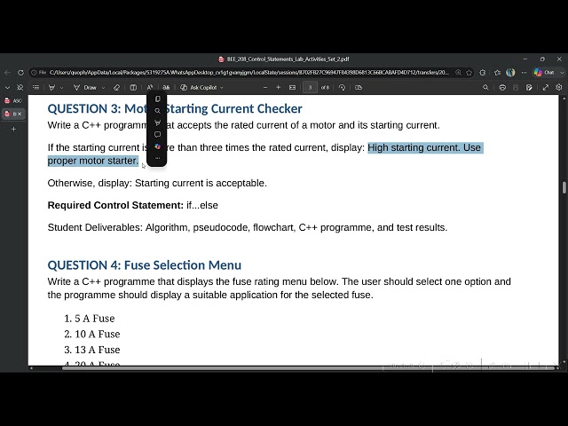 How to use "if" and "else" function with DevCpp